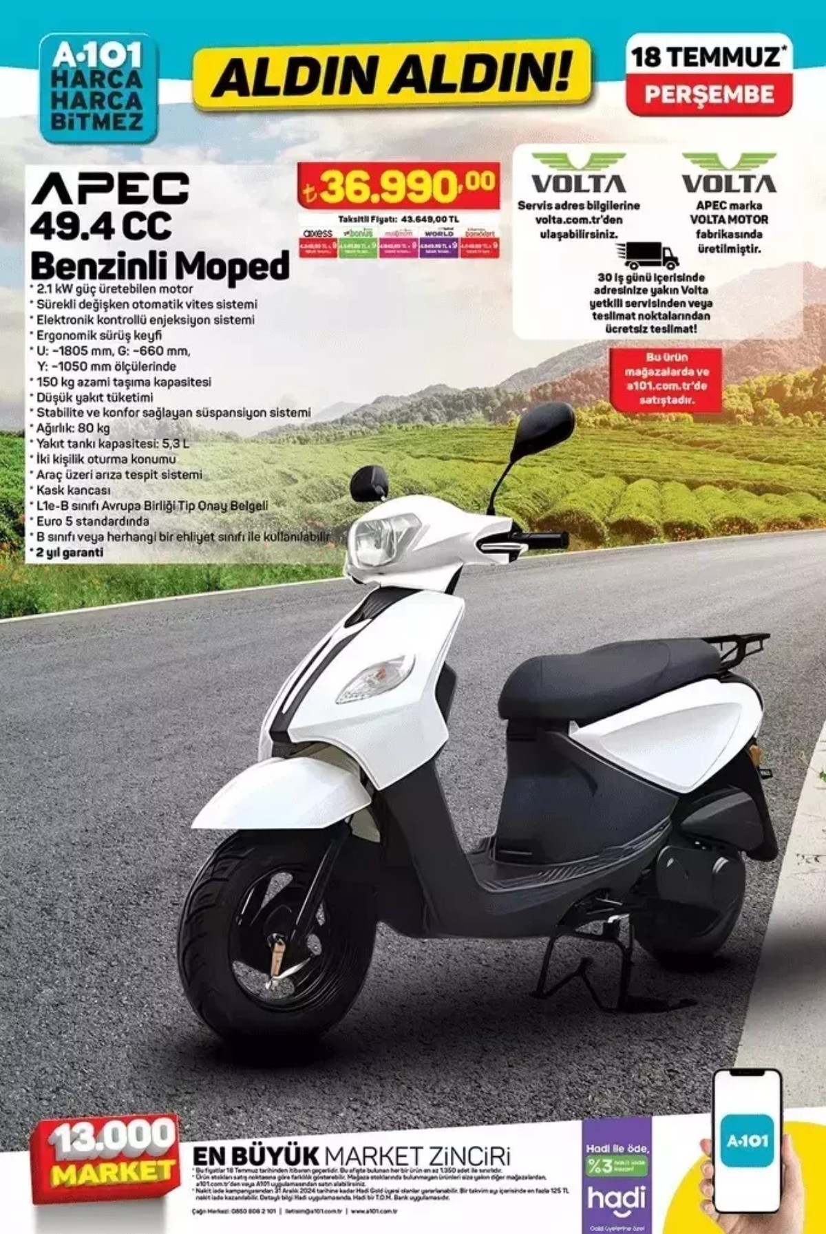 A101 18 Temmuz 2024 Aktüel Ürünler