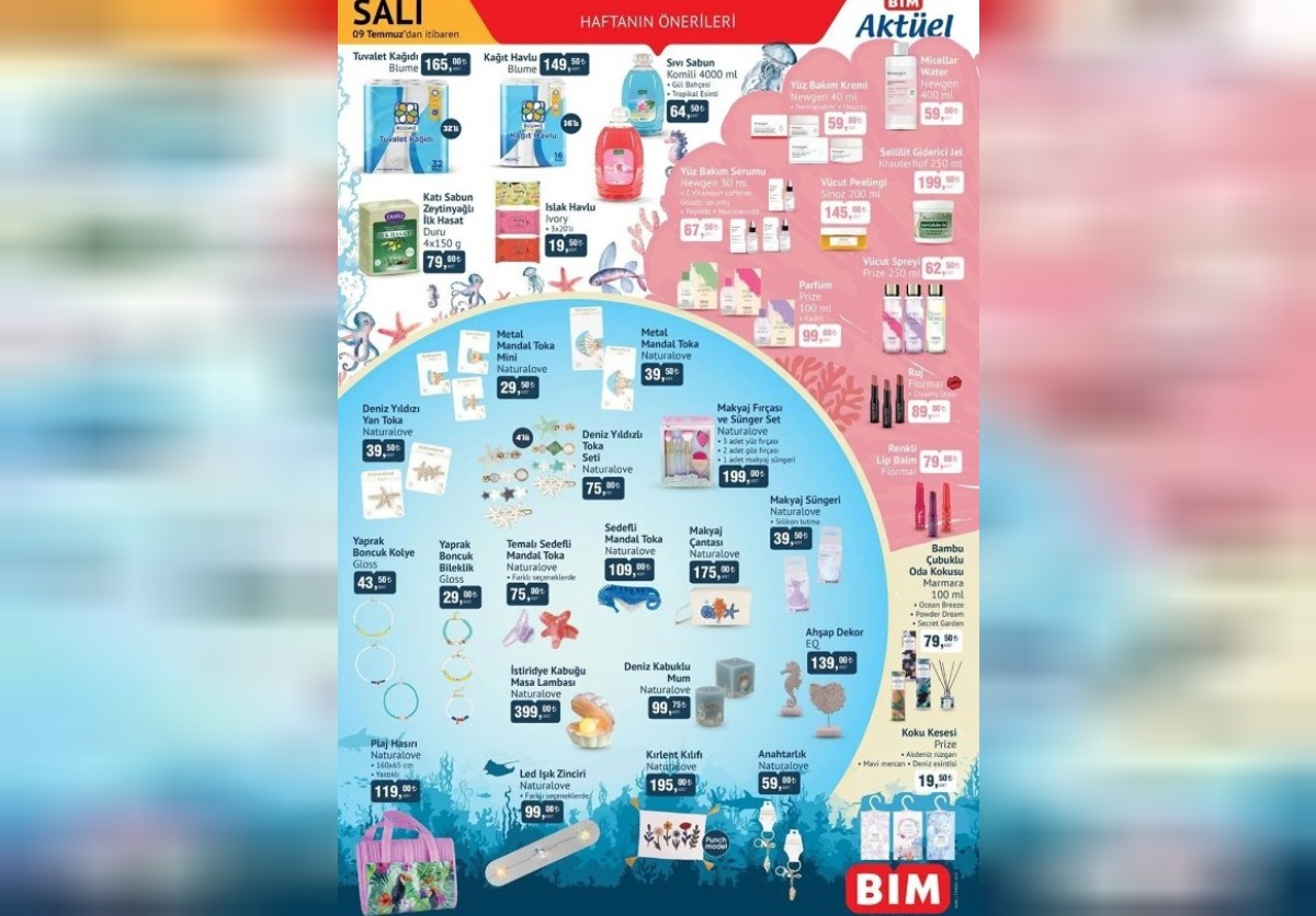 bim aktüel ürünler