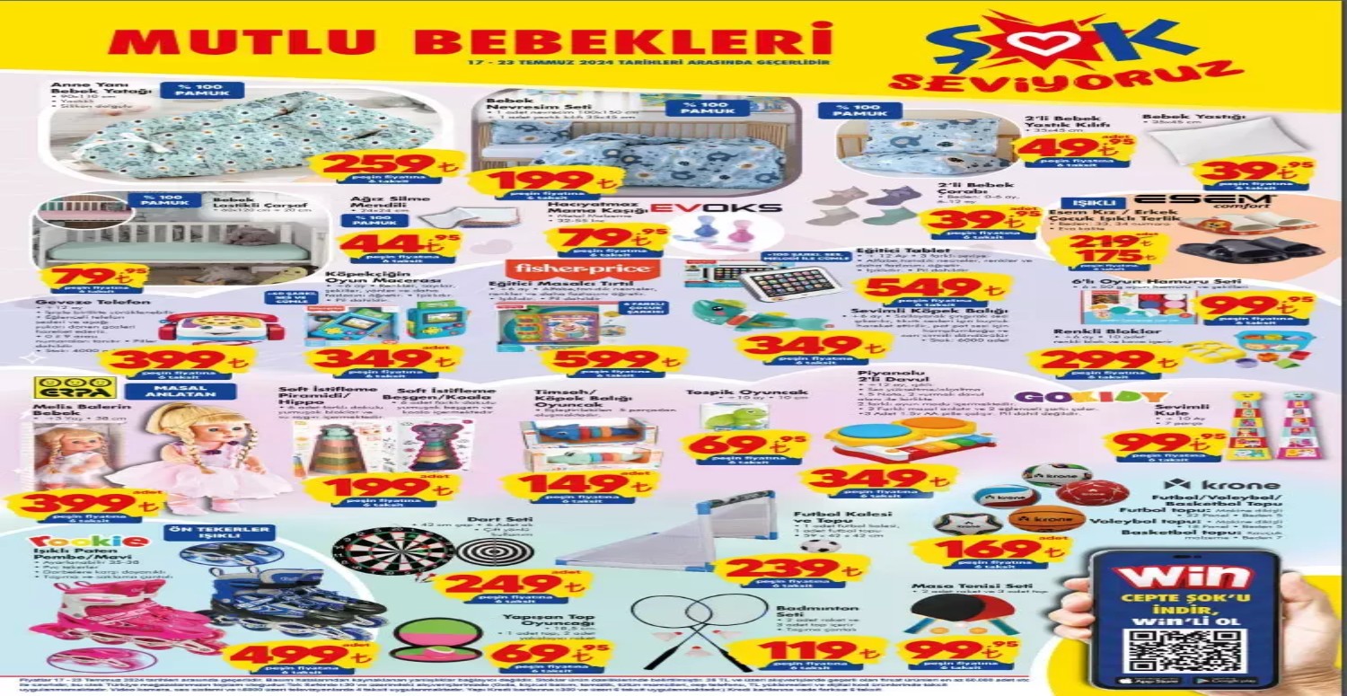 ÇOCUK ÜRÜNLERİ ŞOK