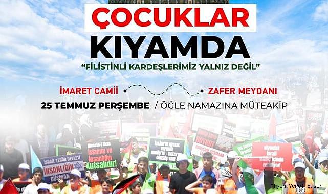 KUDÜS PLATFORMU GAZZE İÇİN YÜRÜYECEK