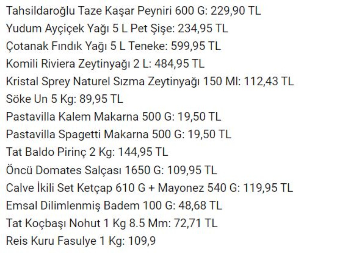 Migros İndirimli Ürünleri