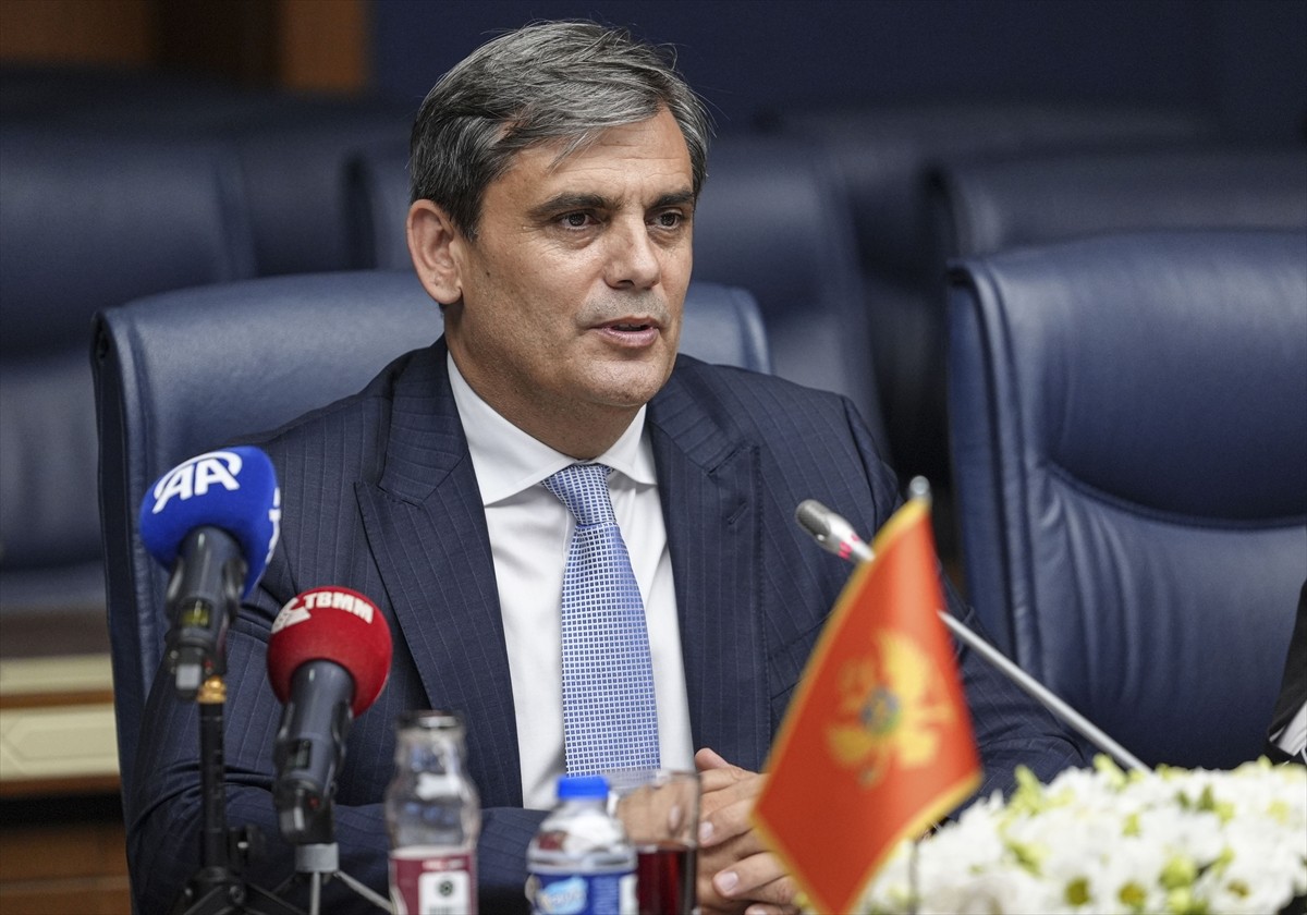 TBMM Dışişleri Komisyonu Başkanı ve AK Parti Ankara Milletvekili Fuat Oktay (solda), Karadağ...