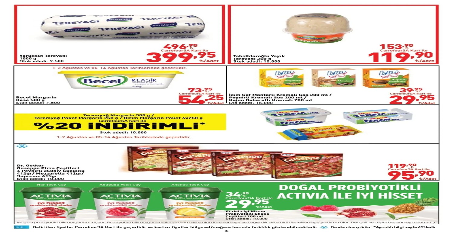 TEREYAĞ İNDİRİMİ