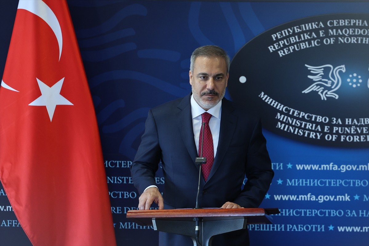 Dışişleri Bakanı Hakan Fidan, Kuzey Makedonya’nın başkenti Üsküp’te, Kuzey Makedonya Dışişleri ve...