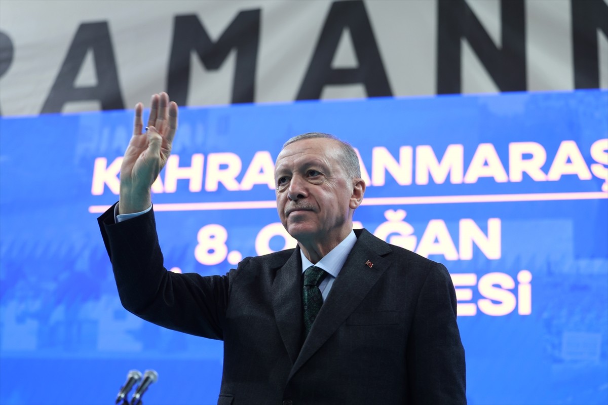 Cumhurbaşkanı ve AK Parti Genel Başkanı Recep Tayyip Erdoğan, Kahramanmaraş'ta Merkez Spor...