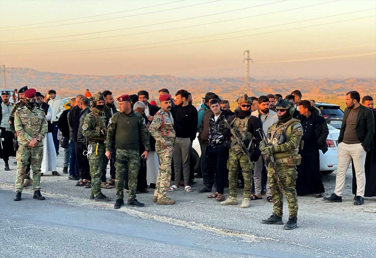 Irak'ın Kerkük kentinden 2003-2017 yıllarında Irak Kürt Bölgesel Yönetimi'ne (IKBY) ait Peşmerge...