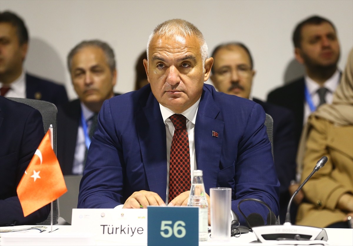 Kültür ve Turizm Bakanı Mehmet Nuri Ersoy, Azerbaycan'ın başkenti Bakü'de yapılan Birleşmiş...