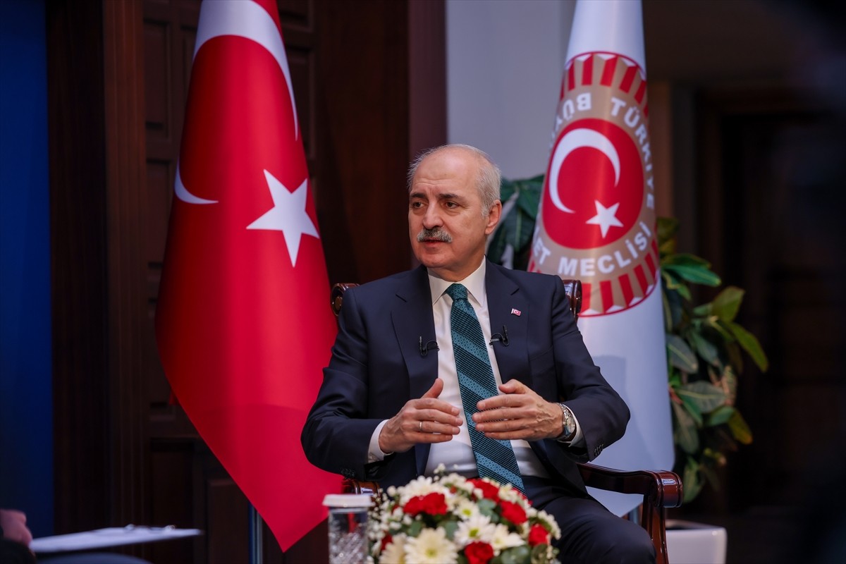 TBMM Başkanı Numan Kurtulmuş, NTV'de canlı yayınlanan Özel Röportaj programında gündeme ilişkin...