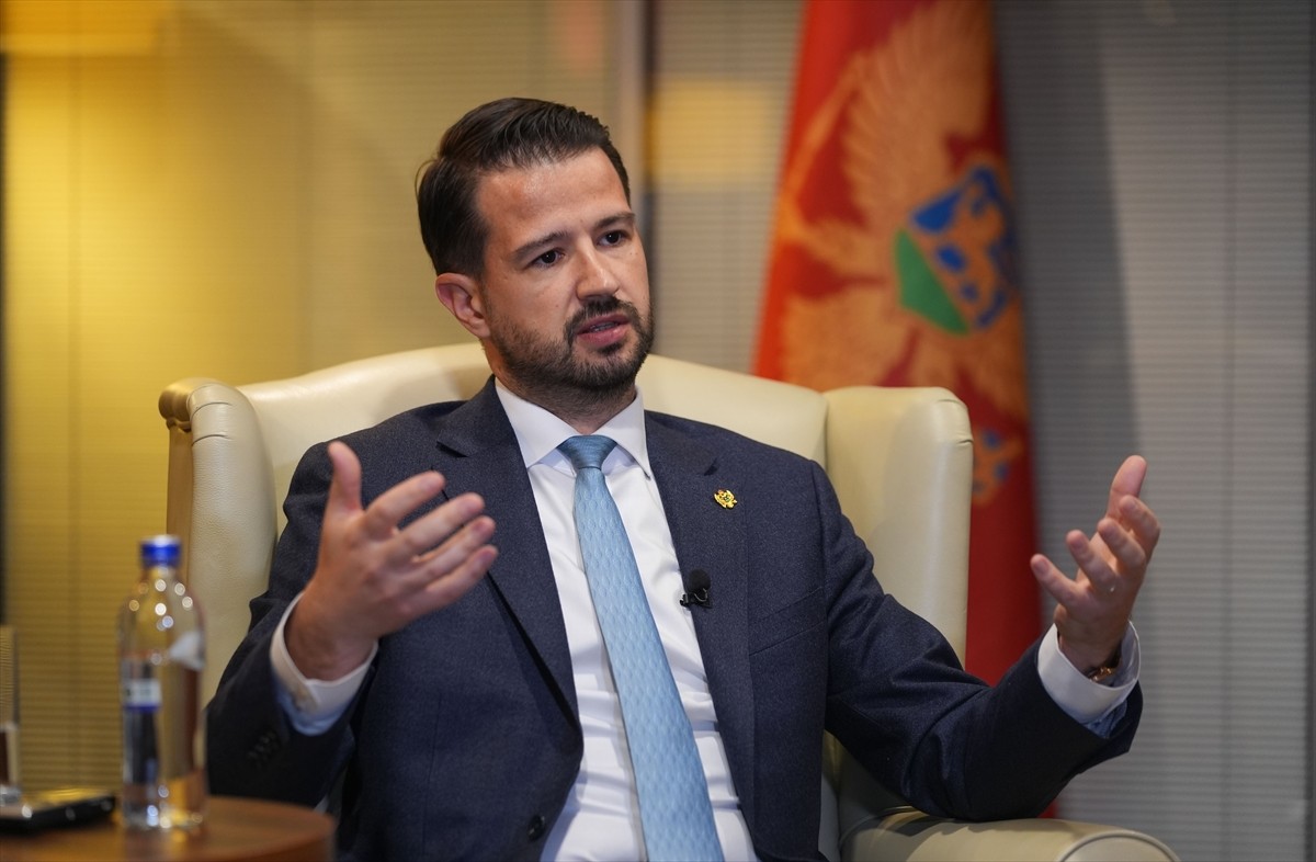 Karadağ Cumhurbaşkanı Jakov Milatovic, Karadağ-Türkiye ilişkileri hakkında AA muhabirine...