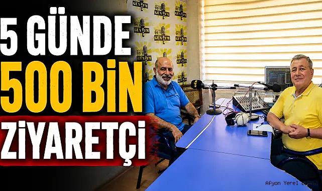 5 GÜNDE 500 BİN ZİYARETÇİ