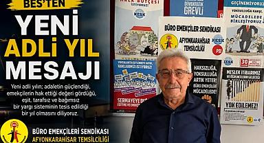 BES’ten Yeni Adli Yıl Mesajı
