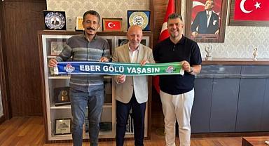 EBER GÖLÜ İÇİN İGM BAŞKANI SİPER’E ZİYARET