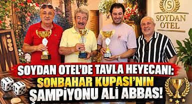 SOYDAN OTEL’DE TAVLA HEYECANI: SONBAHAR KUPASI’NIN ŞAMPİYONU ALİ ABBAS!