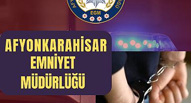 AFYONKARAHİSAR’DA 18 SUÇ KAYDI BULUNAN FİRARİ YAKALANDI: 8 YIL 4 AY HAPİS CEZASI VARDI!