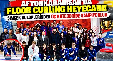 AFYONKARAHİSAR’DA FLOOR CURLING HEYECANI! ŞİMŞEK KULÜPLERİNDEN ÜÇ KATEGORİDE ŞAMPİYONLUK