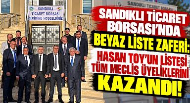 SANDIKLI TİCARET BORSASI’NDA BEYAZ LİSTE ZAFERİ: HASAN TOY’UN LİSTESİ TÜM MECLİS ÜYELİKLERİNİ KAZANDI!