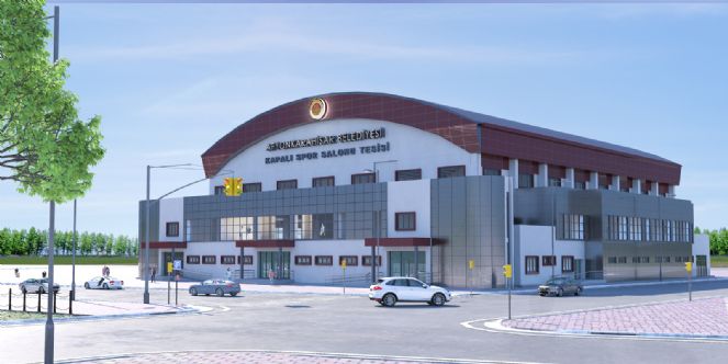 Sahipata Spor Salonu´nda çalışmalar Sürüyor