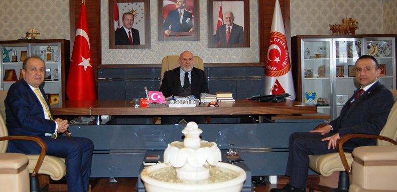 Başkan Sel'i Vkp G.müdür Yardımcısı Sait Aytaç Ziyaret Etti