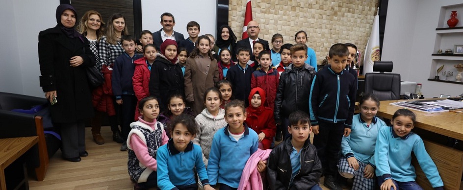 öğrencilerden Başkan çoban’a Ziyaret