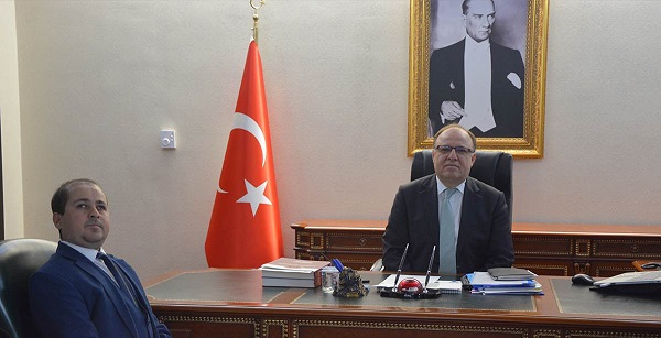 Hakan Erdoğan Vali Tutulmaz’ı Makamında Ziyaret Etti.
