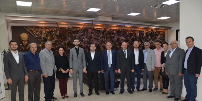 Ak Parti Yürütme Kurulu´ndan Başkan çoban´a Ziyaret