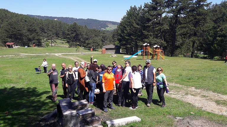 Afdos Sporcuları Oryantiring Faaliyetinde