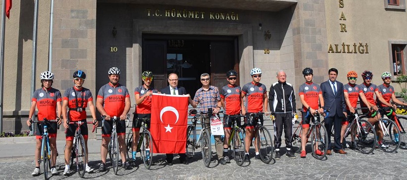 Ata’nın İzinde Pedal çevirdiler