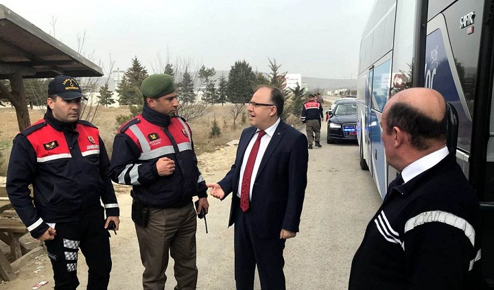 Vali Mustafa Tutulmaz İl Jandarma Ekiplerini Denetledi