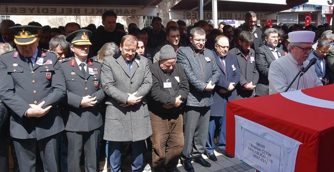 şehidimiz Uzm. J. ııı. Kad. çvş. İbrahim çetin Son Yolculuğuna Uğurlandı