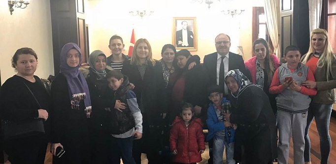 Vali Tutulmaz Otistik çocukları Ağırladı