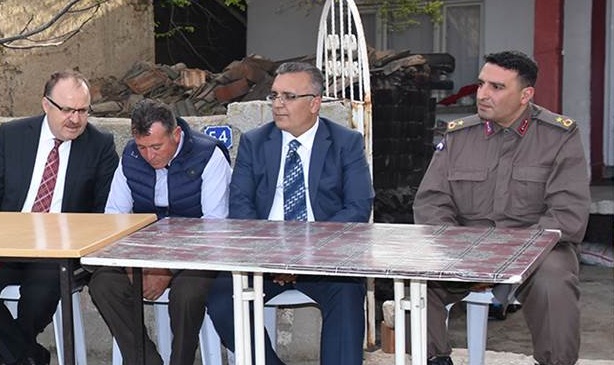 Vali Tutulmaz şehit Piyade Uzman çavuş İbrahim ımış'ın Ailesini Ziyaret Etti