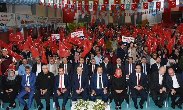 Bakan Eroğlu Ve Vali Tutulmaz Sandıklı’da Açılış Yaptı, Temel Attı
