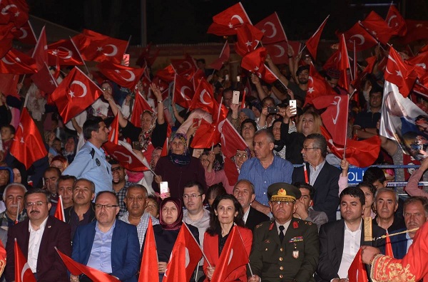 15 Temmuz Demokrasi Ve Milli Birlik Günü’nde Afyonkarahisar Tek Yürek Oldu
