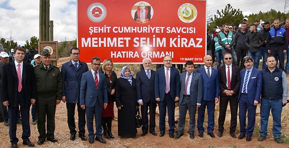 şehit Savcı Mehmet Selim Kiraz’ın Anısına Hatıra Ormanı Oluşturuldu