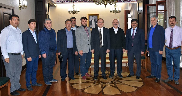 Vali Mustafa Tutulmaz Türkmenistan Heyetini Kabul Etti