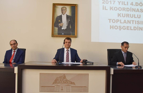 İl Koordinasyon Kurulu Toplantısı Vali Vekili Erhan Günay Başkanlığında Yapıldı