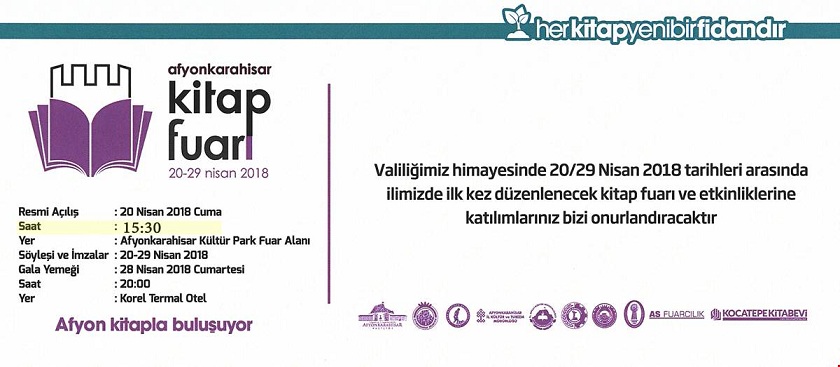 Afyonkarahisar Kitap Fuarı’nın Açılış Saati Değişti