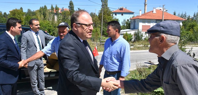 Vali Mustafa Tutulmaz Köy Ziyaretlerine Devam Ediyor