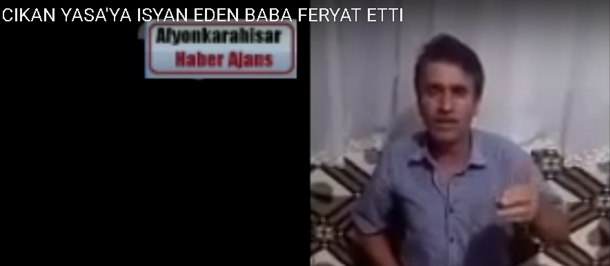 çıkan Yasa'ya İsyan Eden Baba Feryat Etti
