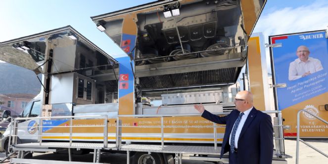 Belediye´den 5 Yıldızlı Gezici Mobil Aşevi
