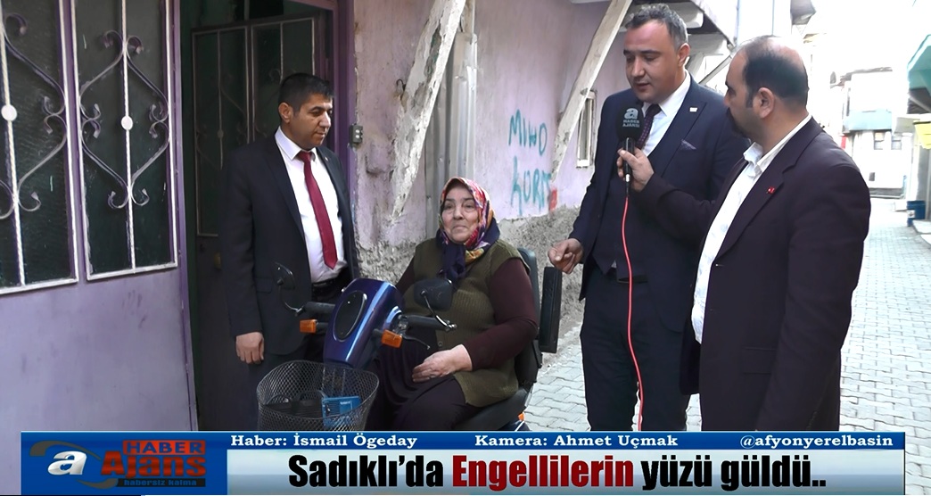Sadıklı’da Engellilerin Yüzü Güldü..