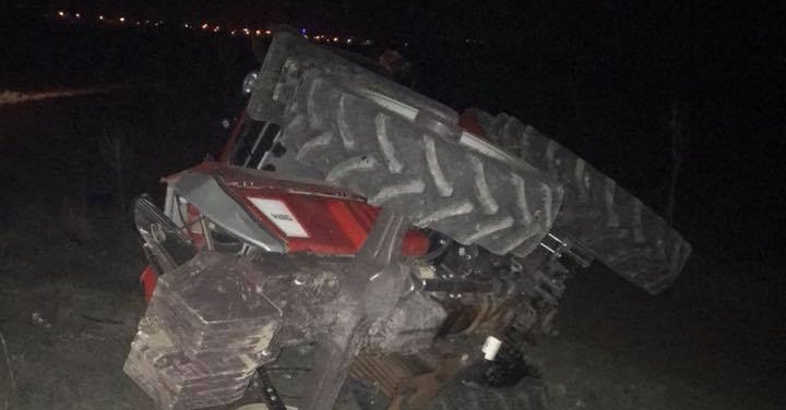 Sandıklı Yakınlarında Traktör Kazası