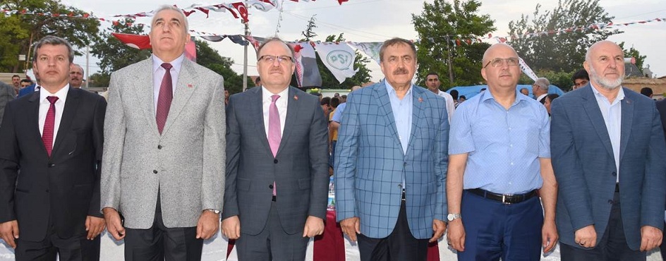 Bakan Eroğlu Gebeceler’de Temel Atma Ve Açılış Törenlerine Katıldı