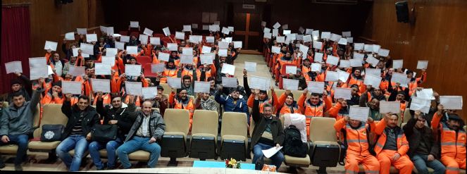Temizlik İşçileri Mesleki Eğitim Sertifalı Oldu