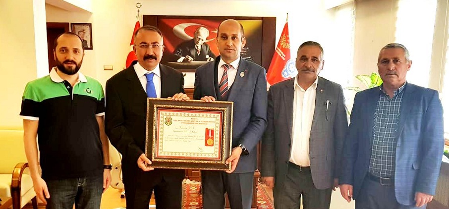 Gaziler, Emniyet Müdürüyle Vedalaştı