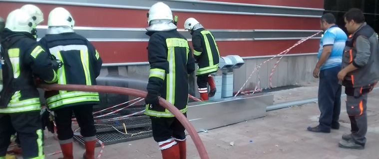 Afyon Devlet Hastanesinde Yangın