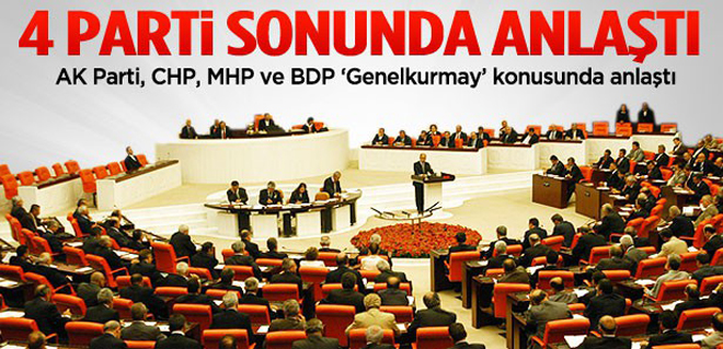 4 Parti Mgk Ve Genelkurmay Konusunda Uzlaştı