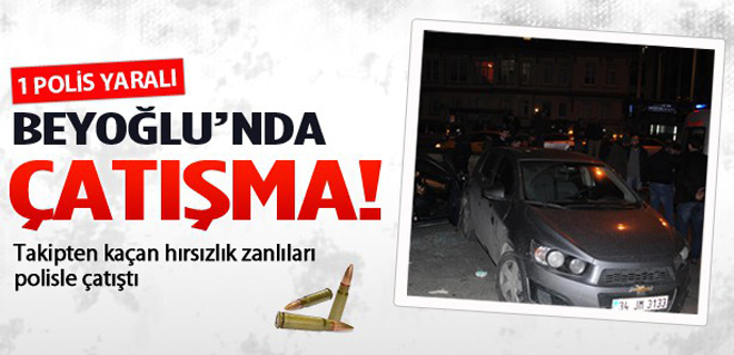 Polisle çatışan Hırsızlar Yakalandı