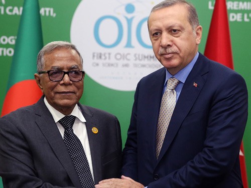 Cumhurbaşkanı Erdoğan, Bangladeş Cumhurbaşkanı Hamid İle Görüştü