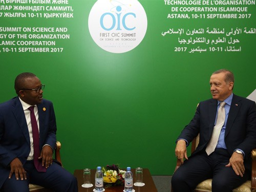 Cumhurbaşkanı Erdoğan, Gine Bissau Cumhuriyeti Başbakanı Embalo’yu Kabul Etti
